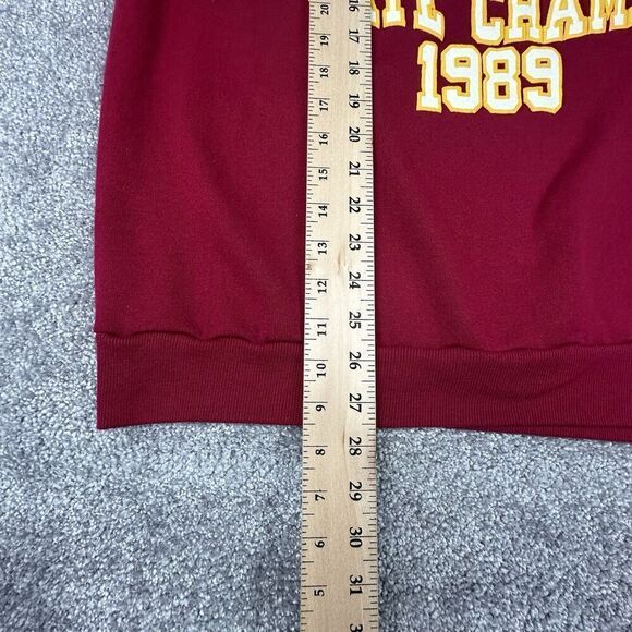 Vintage Wolf G-Man State Champs 1989 Sweatshirt Mens XL Regular Crewneck 90's - Picture 4 of 8